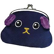 Mameshiba Black Bean Coin Purse